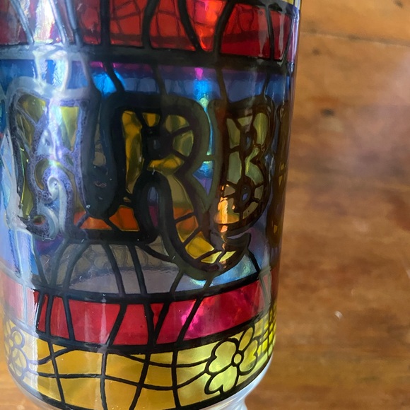 Dining | Vintage Arbys Stained Glass Glasses | Poshmark
